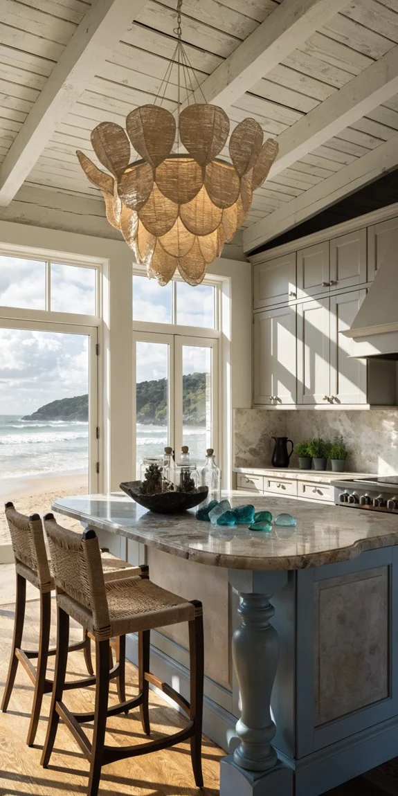 relaxed coastal kitchen vibe