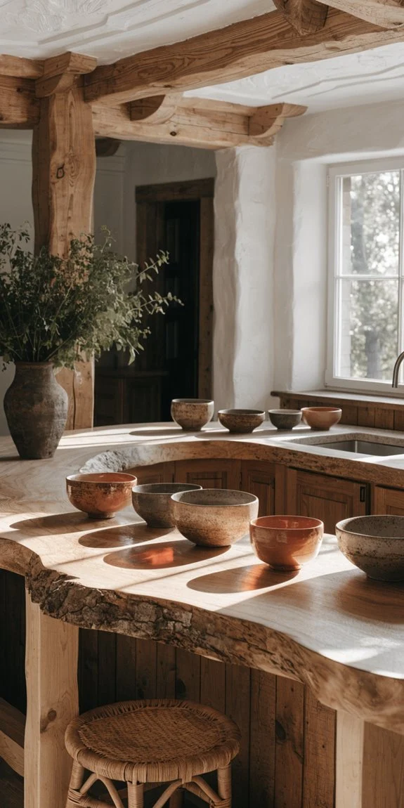 rustic beams add character