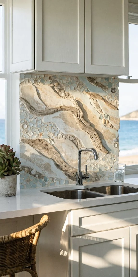 sandstone warmth wave mosaic coastal vibes