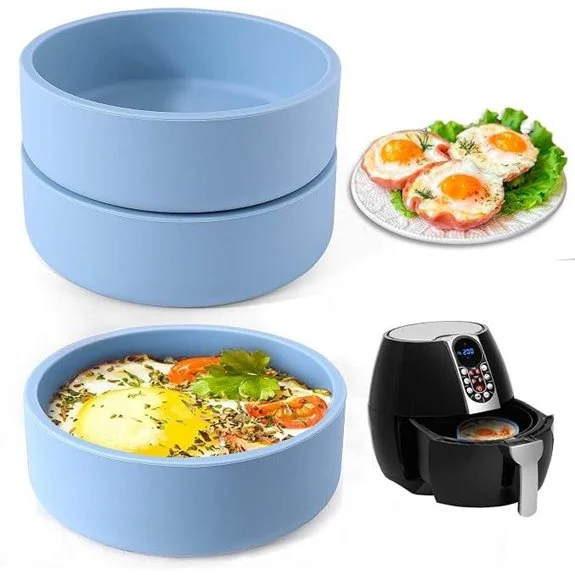 XANGNIER Silicone Egg Mold Set for Air Fryer