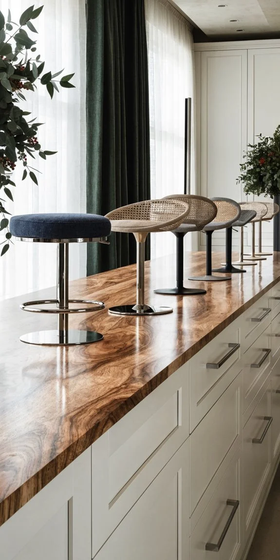 smart storage stools for island
