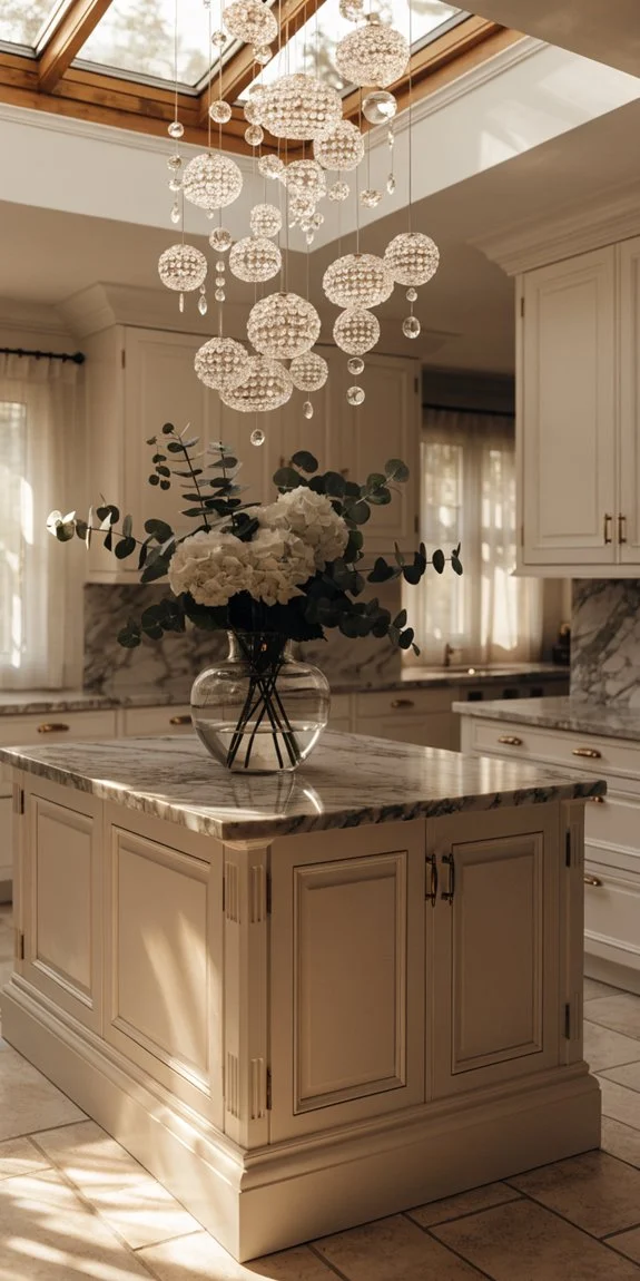 striking lighting creates focal warmth