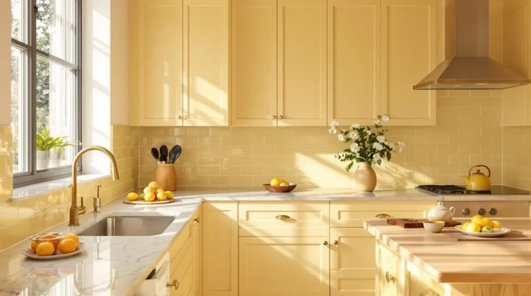 sunny butter yellow kitchen ideas