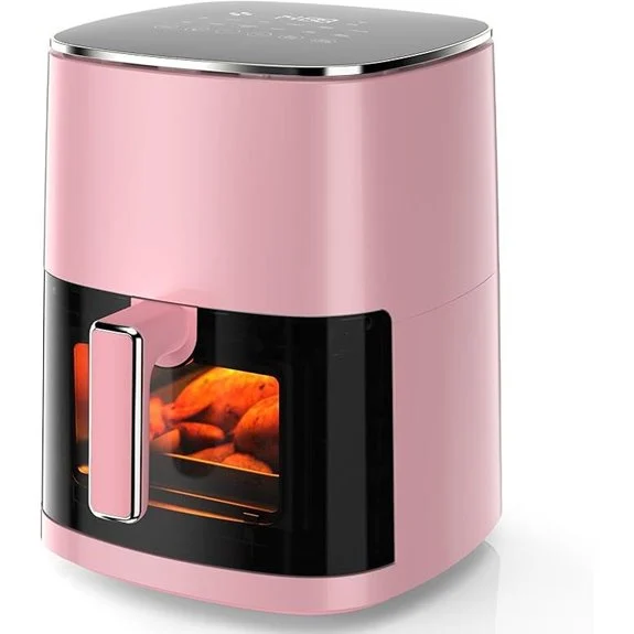 Sweetcrispy 6-Qt Air Fryer with Window 12-in-1 Oven