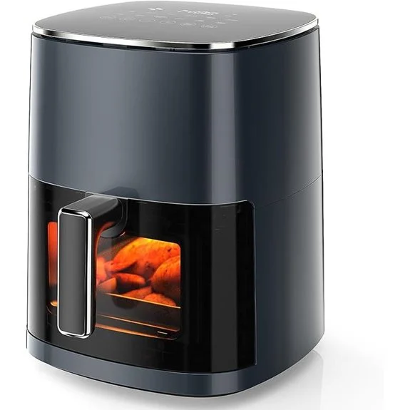 Sweetcrispy 6-Quart Air Fryer with Window 12-in-1