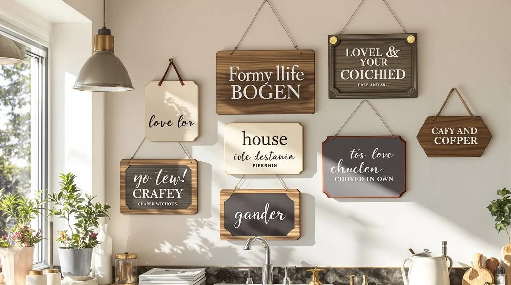 ten kitchen sign ideas