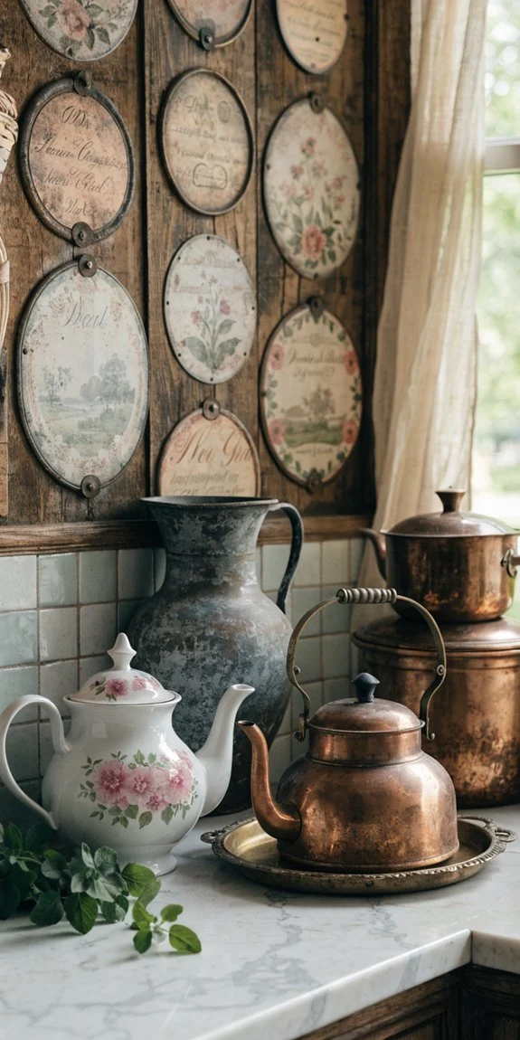 timeless vintage kitchen signs evoke nostalgia