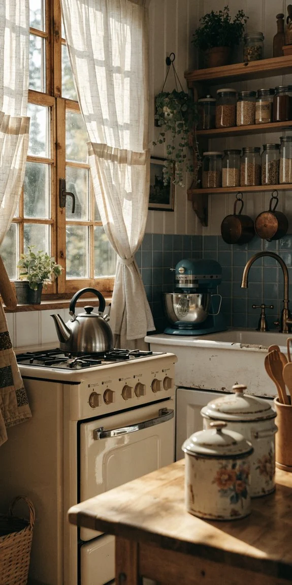 vintage appliances add charming retro warmth