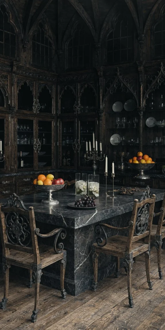 vintage gothic dining room elegance