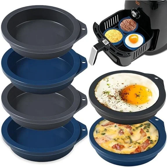 Webake 4 Silicone Air Fryer Egg Molds (Set)