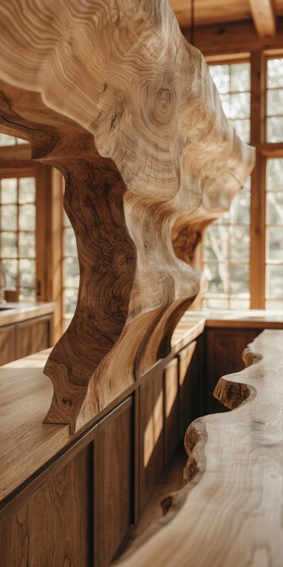 wood accents elevate kitchen backsplashes